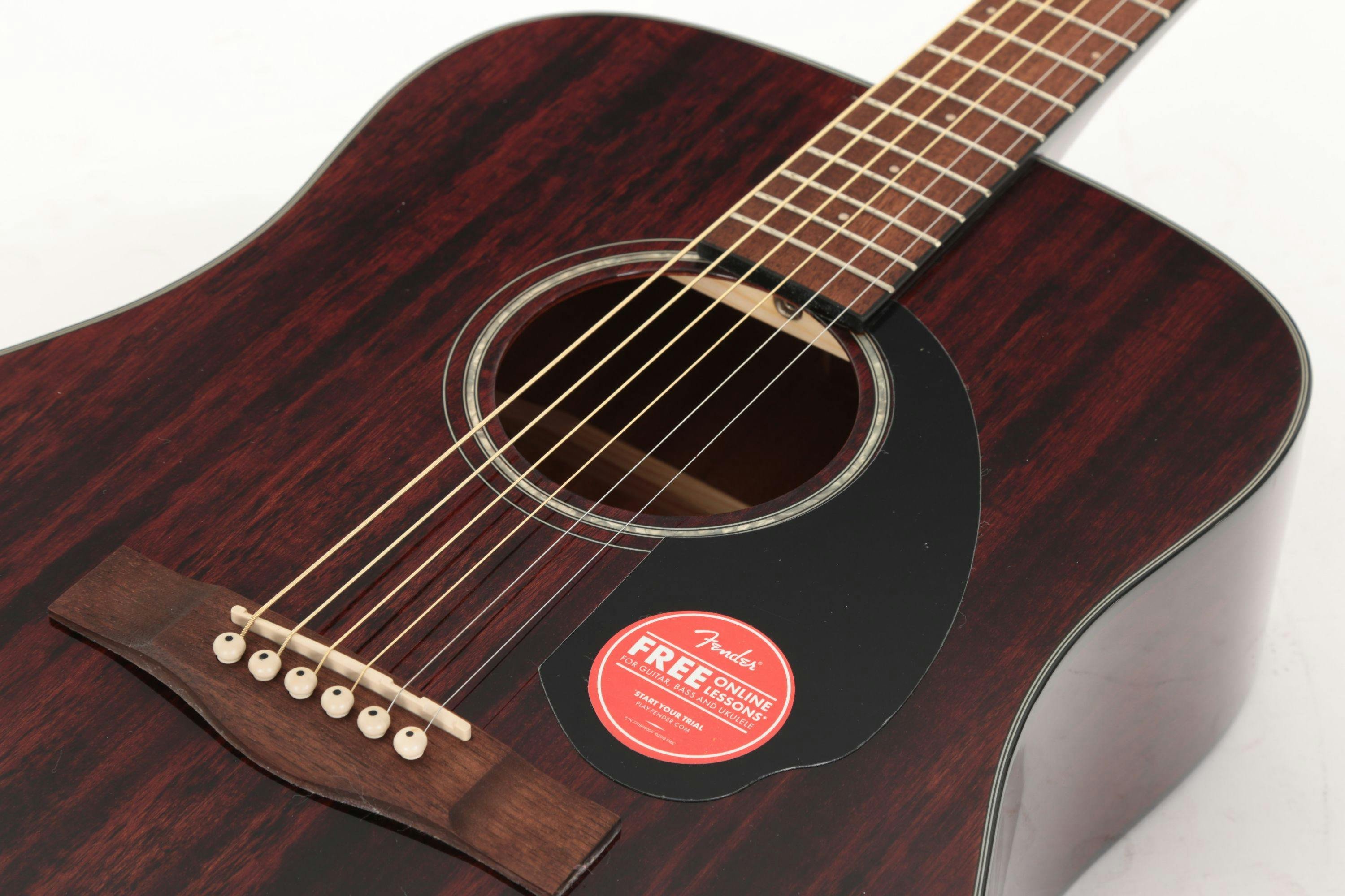 Fender CD-60S All-Mahogany Dreadnought Acoustic Guitar in Natural